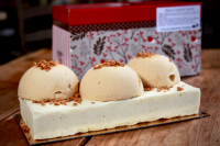 Bûche vanille caramel 6/8p