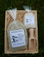 Coffret sel et fleur de sel d'oléron