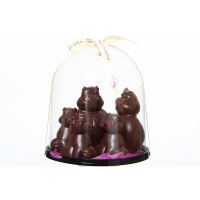 Famille hippopotame choco lait