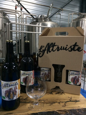 Coffret l'altruiste 2x75cl + verre