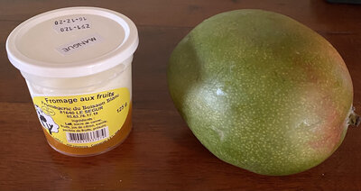 Fromage sur lit de mangue x 2