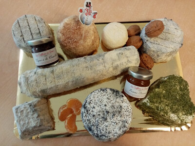 Grand plateau de fromages