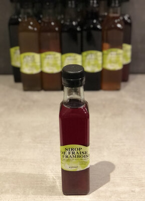 Sirop de fraise framboise