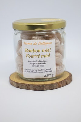Bonbons miel fourrés miel