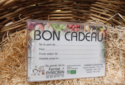 Chèques cadeaux