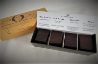 Etui de carrés de dégustation noir