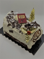 Bûche crème foret noire