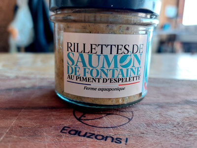 Rillettes saumon fontaine au piment