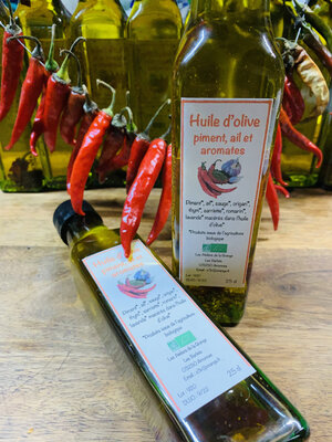 Huile au piment, ail et aromates - doux