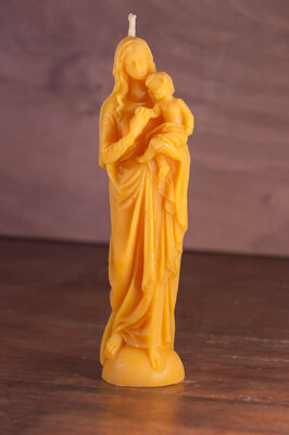 Bougie vierge à l'enfant