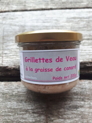Grillettes de veau 200gr