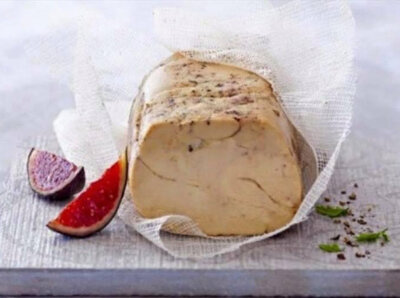 Foie gras mi cuit sel poivre