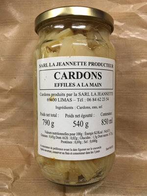 Bocal de cardons