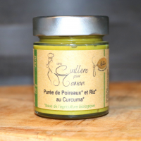 6 mois, poireaux, riz, curcuma