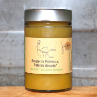 6mois,soupe poireaux, patates douces