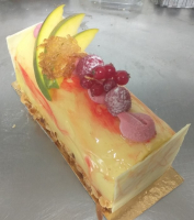 Bûche mangue/framboise 4 pers