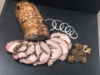 Rôti farci aux cépes