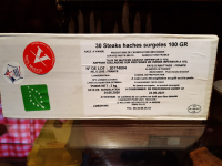 Steaks hachés surgelés bio x30