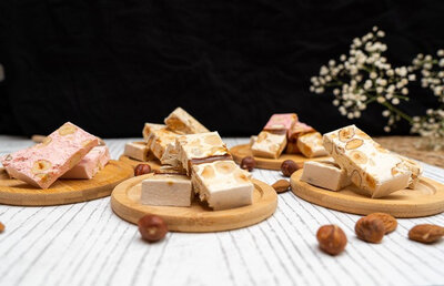Nougat artisanal enrobé chocolat noir