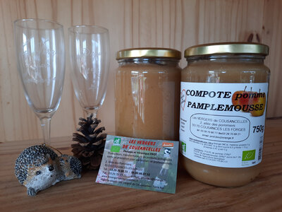 Compote de pomme-pamplemousse