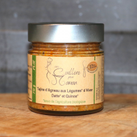 12mois, tajine légumes,agneau, abricot,quinoa