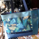 Sac à main 'jungle' bleu - image 2