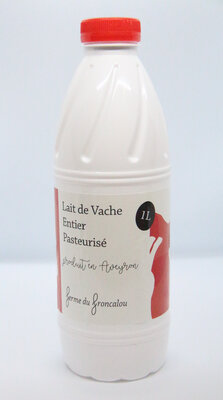 Lait entier pasteurisé