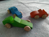 Lot de 3 petites autos