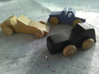 Lot de 3 petites autos