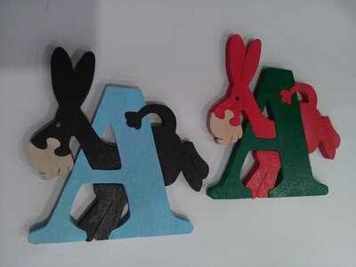 Lettre puzzle a