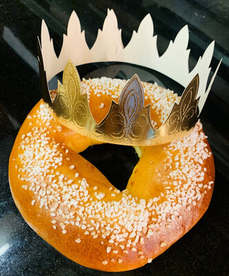 Galette couronne des rois bordelais