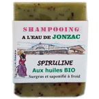 Shampoing solide spiruline