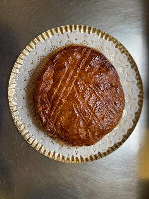 Galette des rois poire/choco - 25 cm