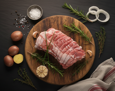 Rôti échine de porc bio 900gr