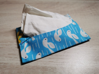 Pochette à mouchoirs oiseaux bague