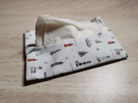 Pochette à mouchoirs mer