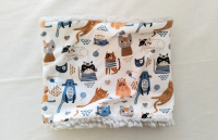 Tour de cou mixte - chat fd griscl