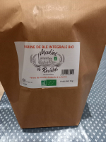 Farine de blé bio intégrale