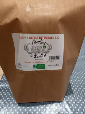 Farine de blé bio intégrale