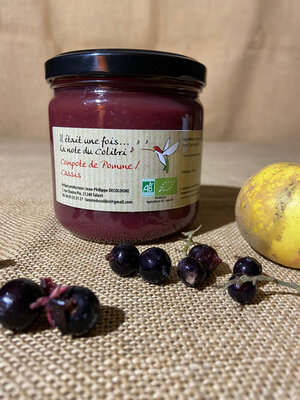 Compote pomme cassis
