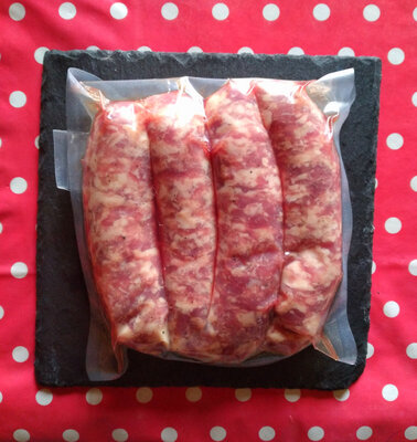 Saucisses fraîches de bœuf