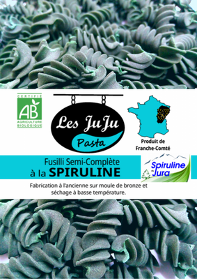 Fusilli à la spiruline du jura