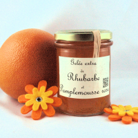 Gelée de rhubarbe et pamplemousse