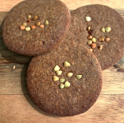 Biscuits châtaigne et kasha