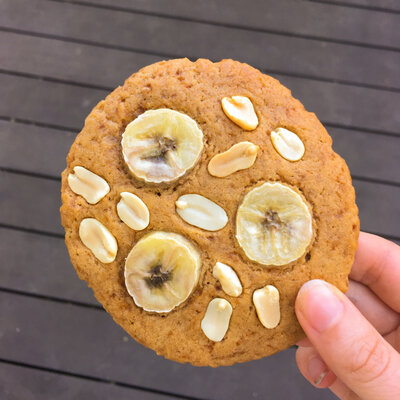Cookie banane & cacahuète