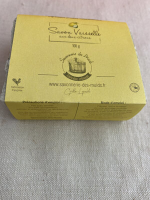 Savon vaisselle aux deux citrons