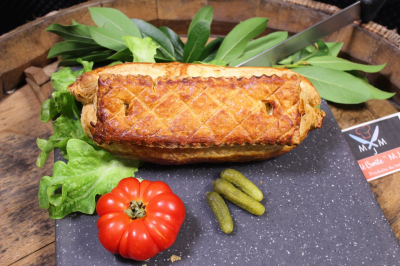 Paté croute poulet citron amande olive 2 pers