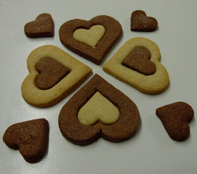 Biscuits duo st valentin - sachet