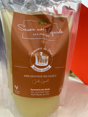 Savon noir liquide aux oranges