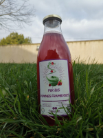 Jus pomme framboise